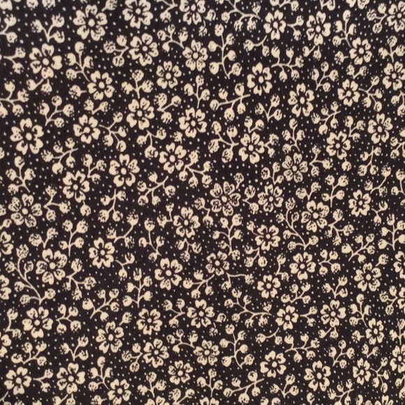 Express Design Studio Silk Floral Tie Back Blouse Sz S - Picture 6 of 12